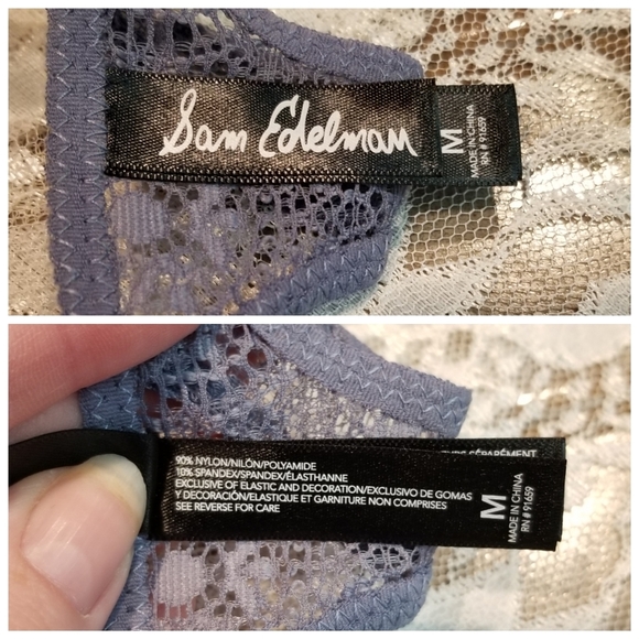 🆕️NWT Sam Edelman Flutter Lace Thong Panty - Picture 10 of 11